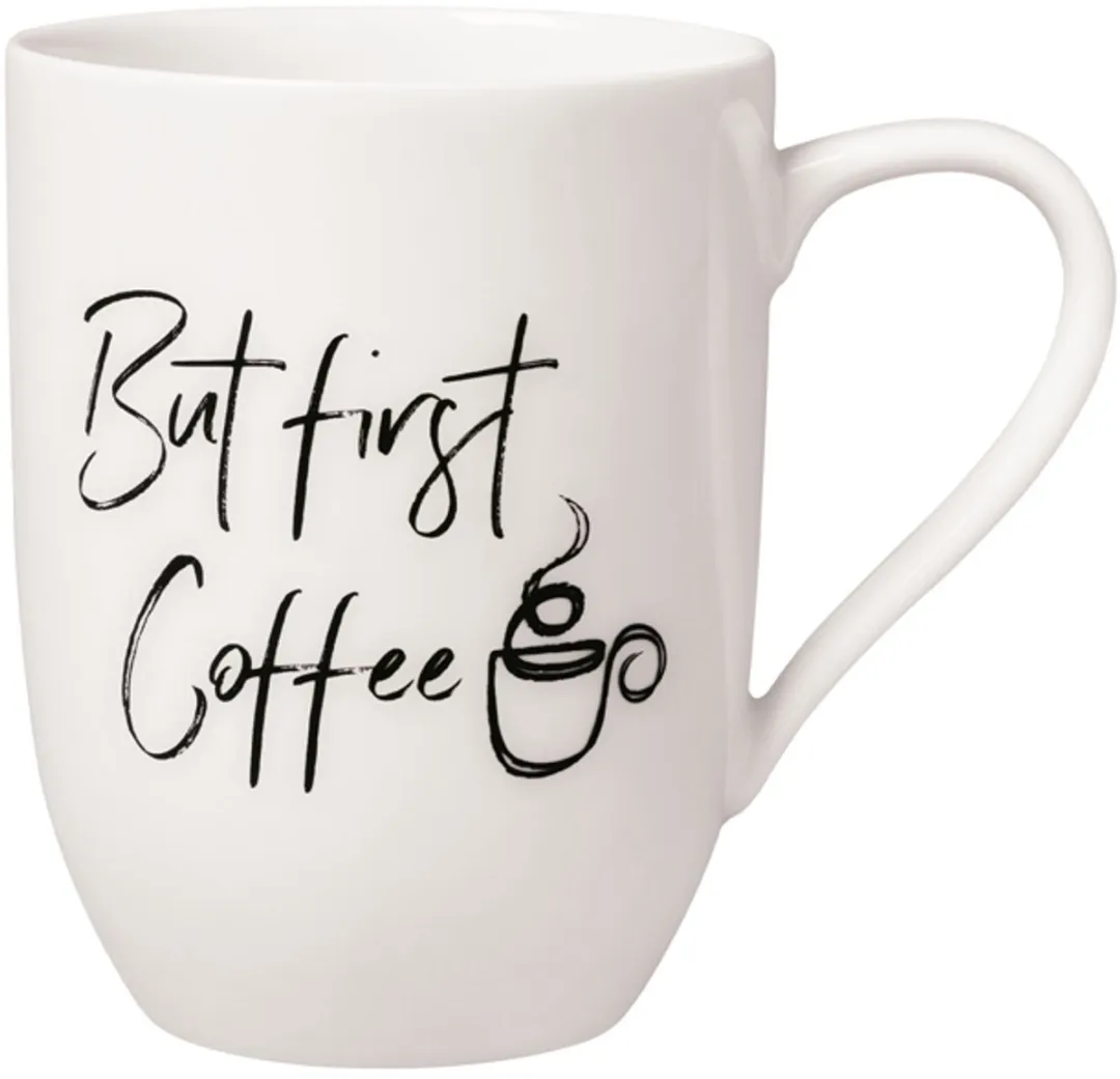 Villeroy & Boch 'But first Coffee' Beker 290ml