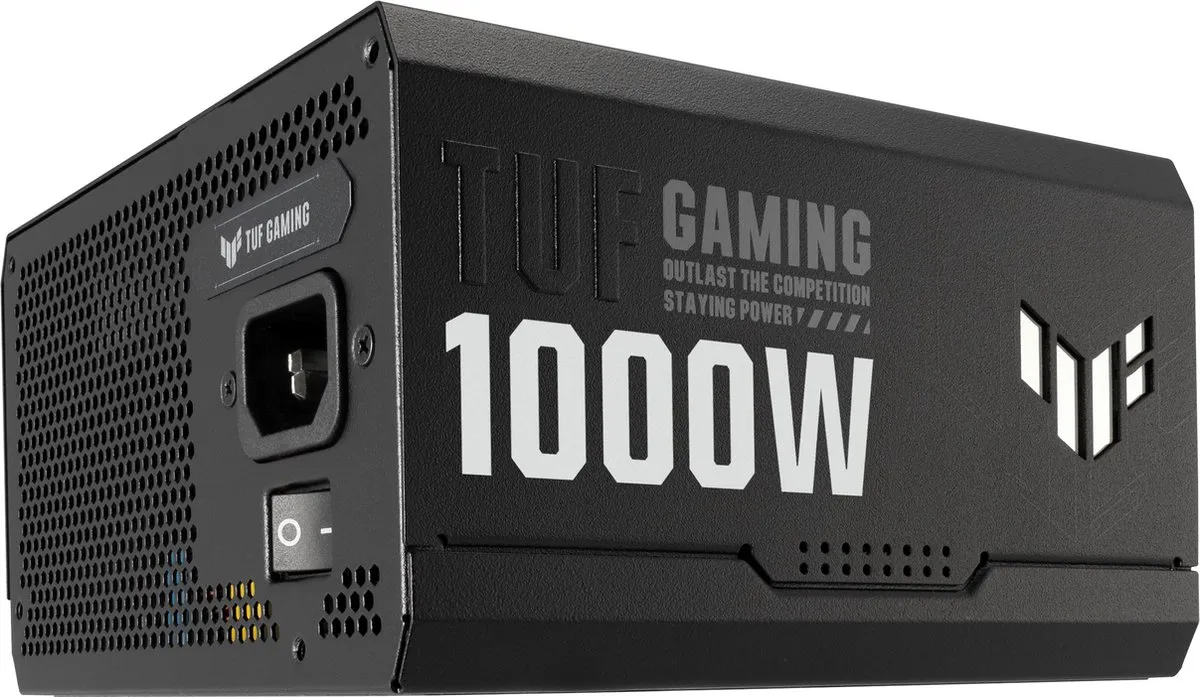 ASUS TUF Gaming 1000W PC Voeding - Volledig Modulair - 80 Plus Gold - Zwart