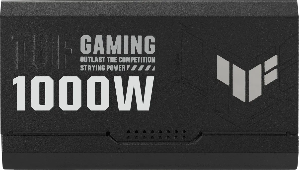 ASUS TUF Gaming 1000W PC Voeding - Volledig Modulair - 80 Plus Gold - Zwart