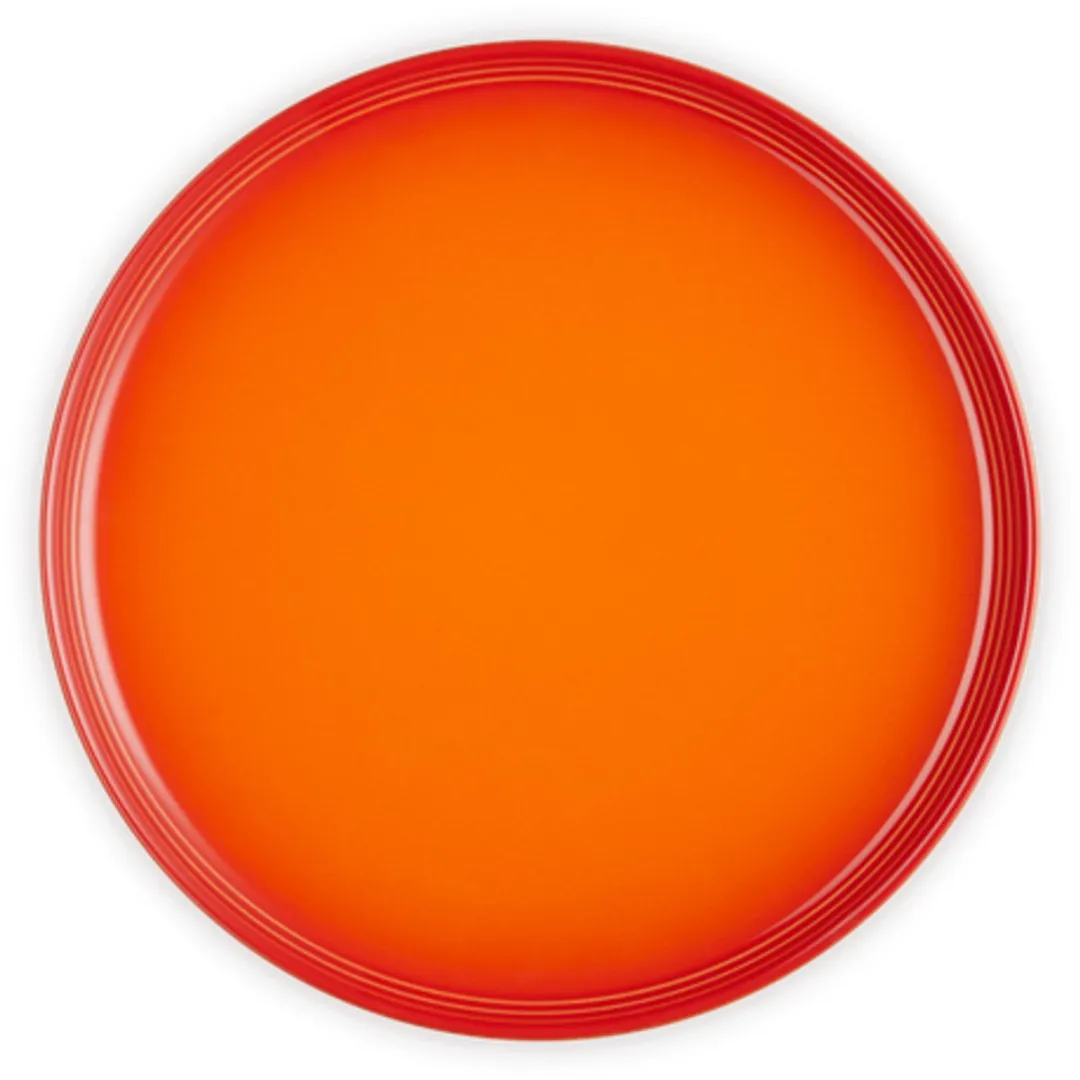 Le Creuset Dinerbord Coupe Oranjerood 27cm - 4 Stuks