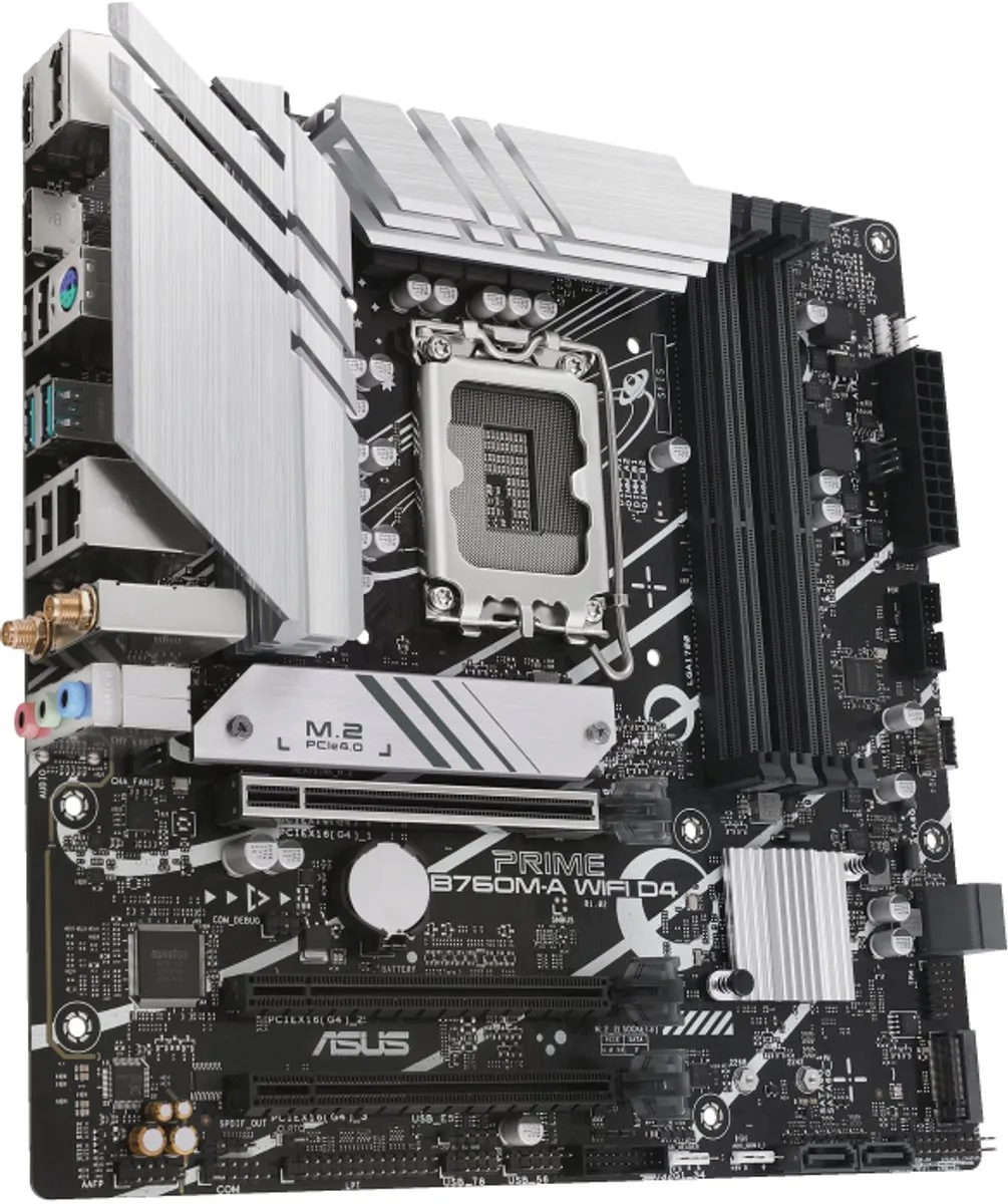 ASUS PRIME B760M-A WIFI D4 Motherboard - Intel B760 - microATX