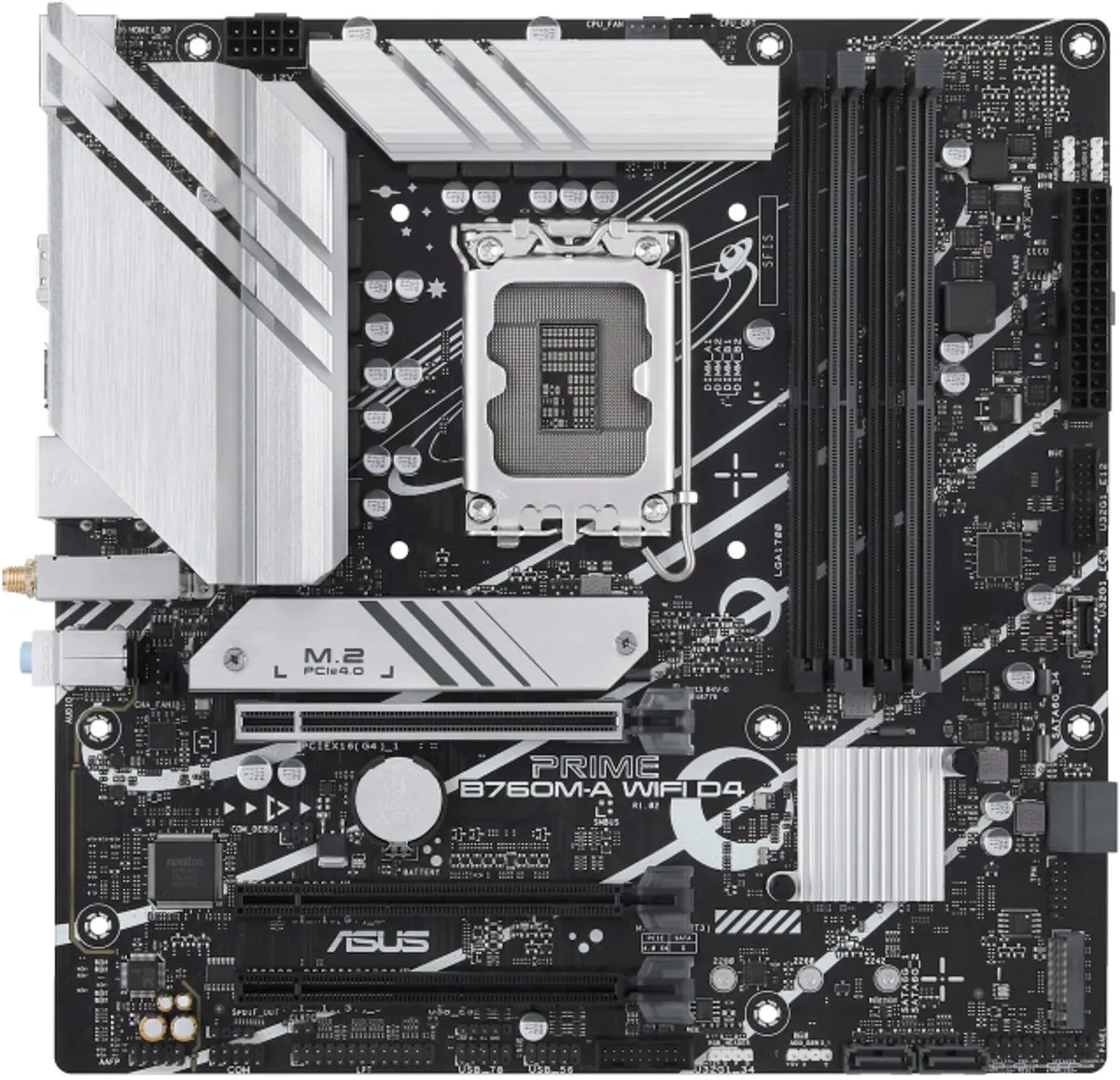 ASUS PRIME B760M-A WIFI D4 Motherboard - Intel B760 - microATX