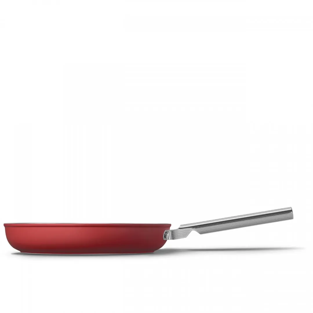 Smeg Koekenpan Rood 30cm