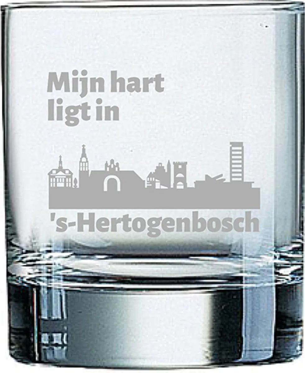 Arcoroc Den Bosch Gegraveerd Whiskeyglas 20cl