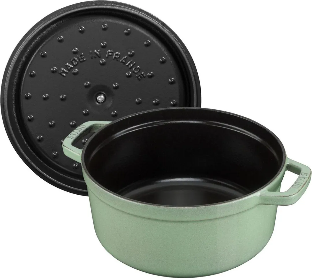 Staub Braadpan Cocotte Salie 26cm - 5,2L - Groen - afbeelding 4 van 6