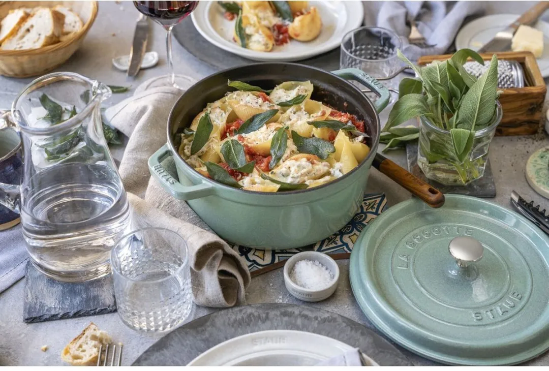 Staub Braadpan Cocotte Salie 26cm - 5,2L - Groen - afbeelding 3 van 6