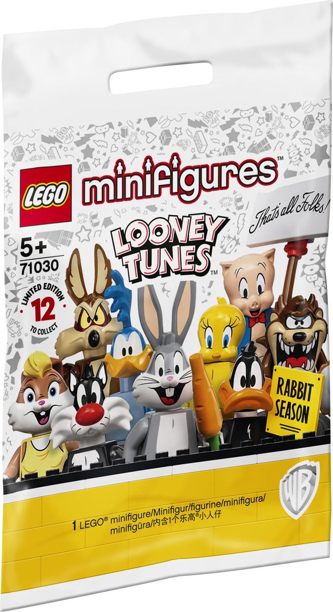 LEGO 71030 Minifigures Looney Tunes (Verrassingszakje, 1 Minifiguur per verpakking)
