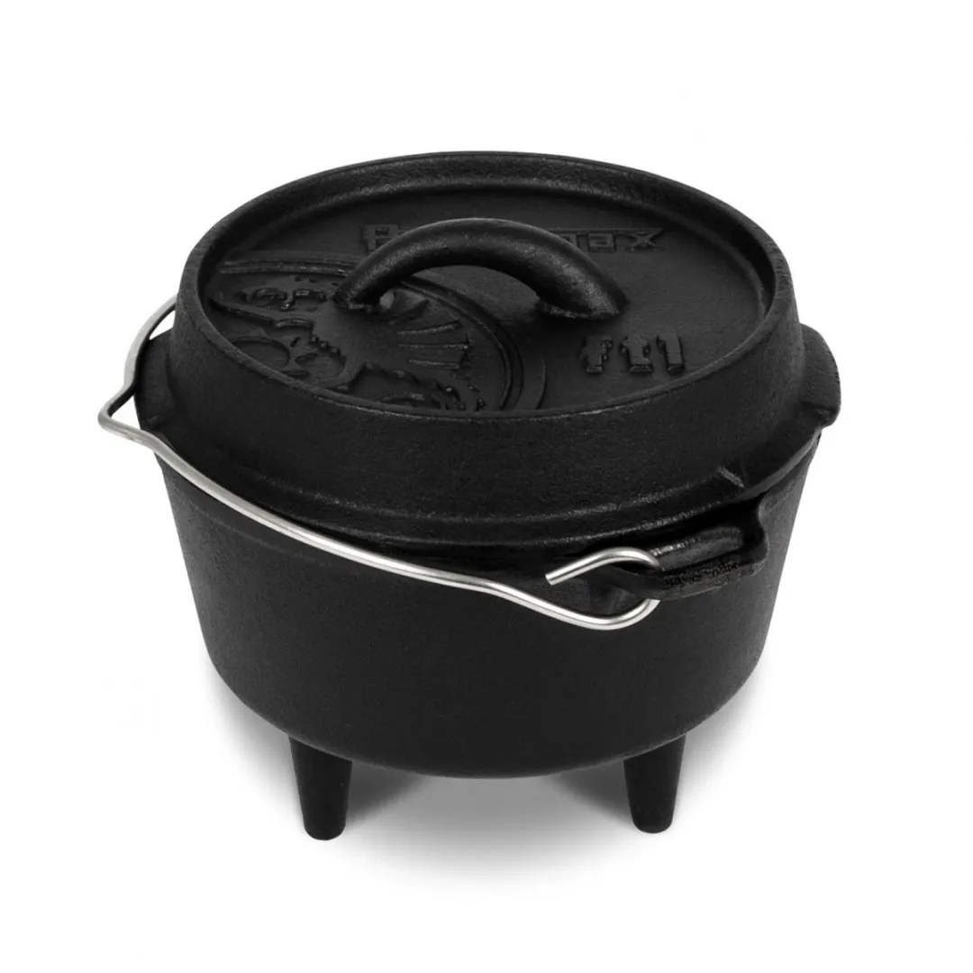 Petromax Dutch Oven 0,93L - 18cm - Zwart - afbeelding 6 van 6