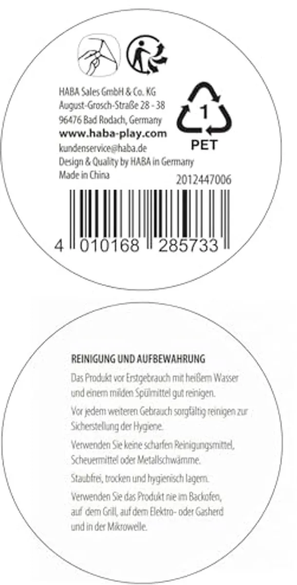 Haba Glitterbeker Dino 150ml - Transparant