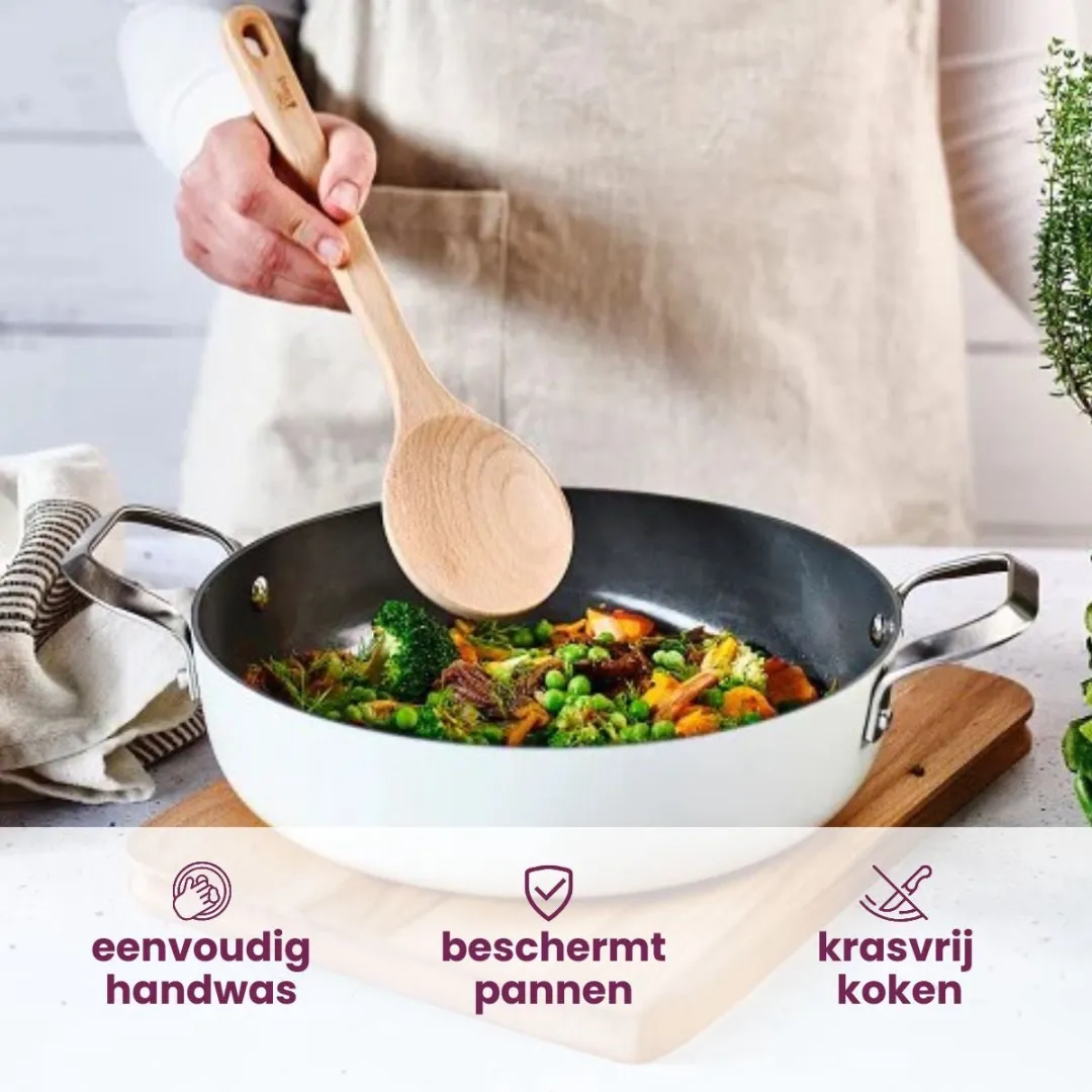 Cosy&Trendy Spaghettilepel Delish Eco 33cm - Bruin