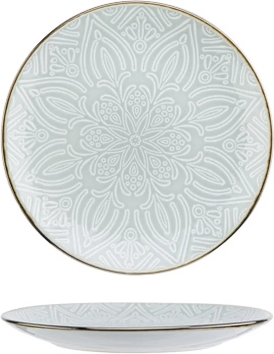 Cosy&Trendy Murano Dessertbord Groen 20cm