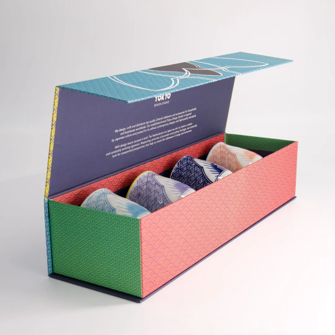 Tokyo Design Studio Lily Flower Theekopjes Set 4-delig - 250ml - Meerkleurig
