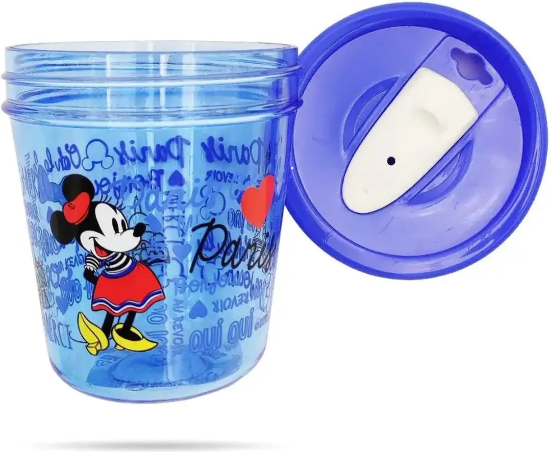Disney Minnie Mouse Reisbeker 350ml - Blauw
