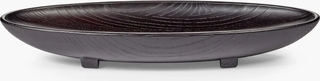 Serax Uncharted Out of Lines Schaal 58,7x24,8cm - Zwart