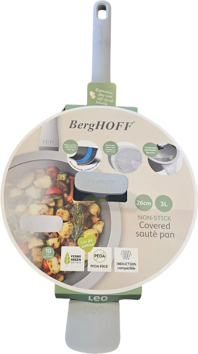 BergHOFF Leo Lite Hapjespan 26cm - Grijs