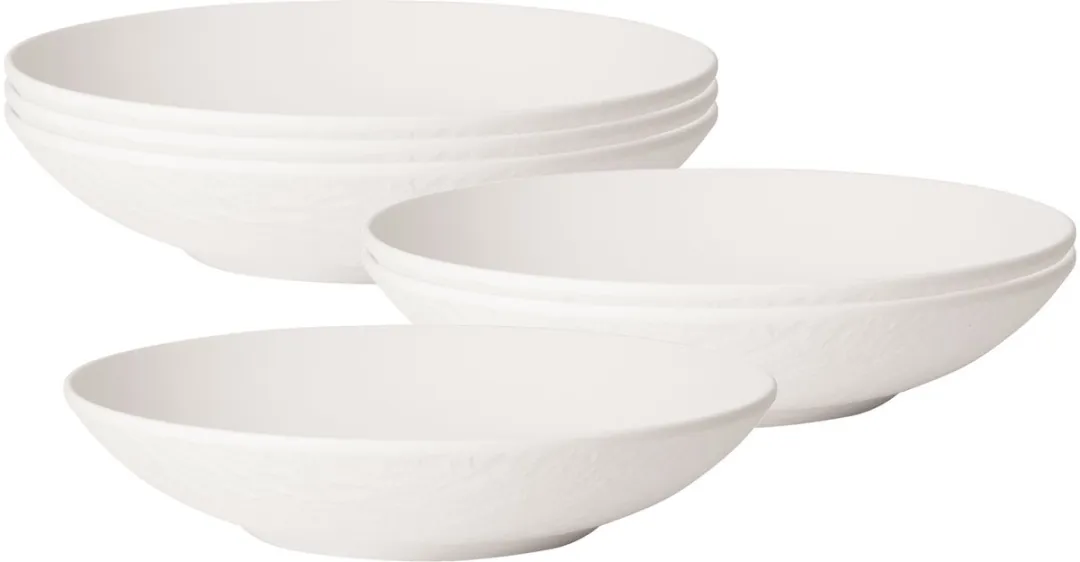 Villeroy & Boch Manufacture Rock Blanc Schalen Set 6