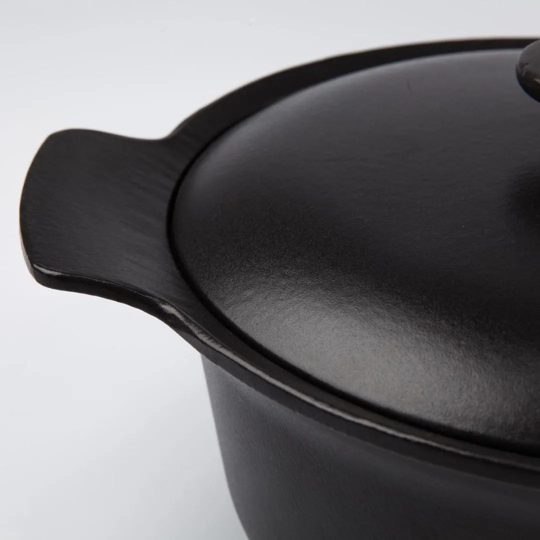 BergHOFF Ovaal Gietijzeren Kookpan 5.2L - 28cm - Zwart - afbeelding 6 van 6