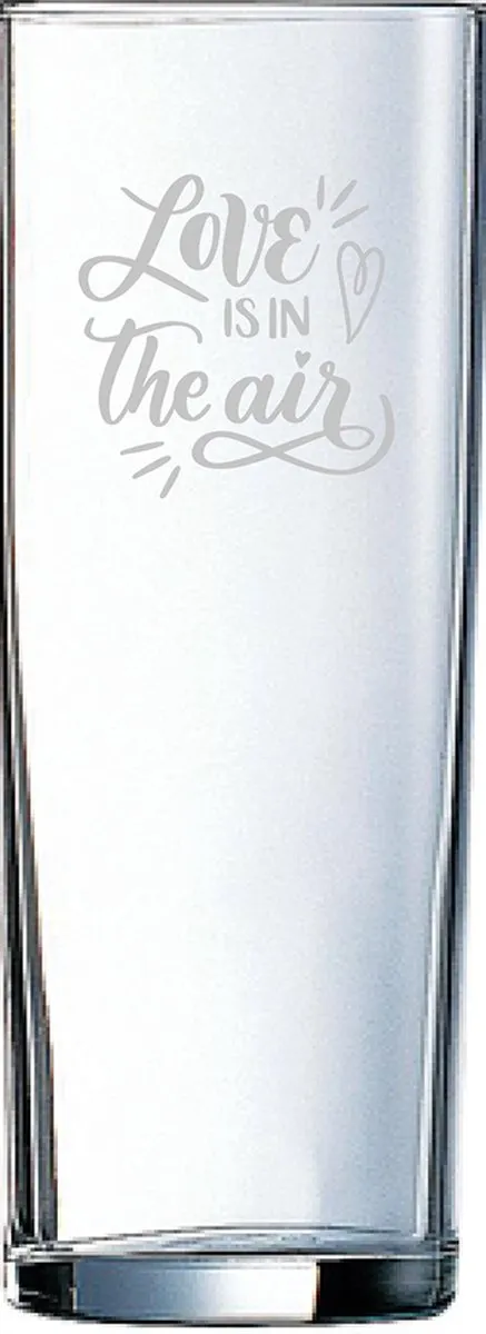 Arcoroc Love is in the air Gegraveerd Longdrinkglas 31cl