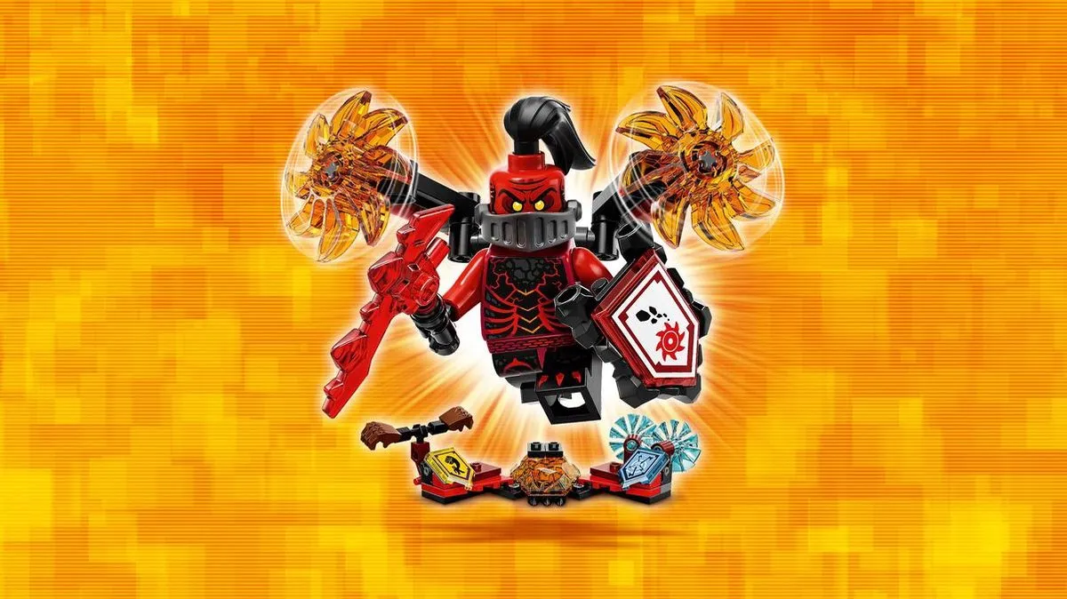 LEGO Nexo Knights Ultimate Generaal Magmar 70338 - 64 Stukken - afbeelding 4 van 6