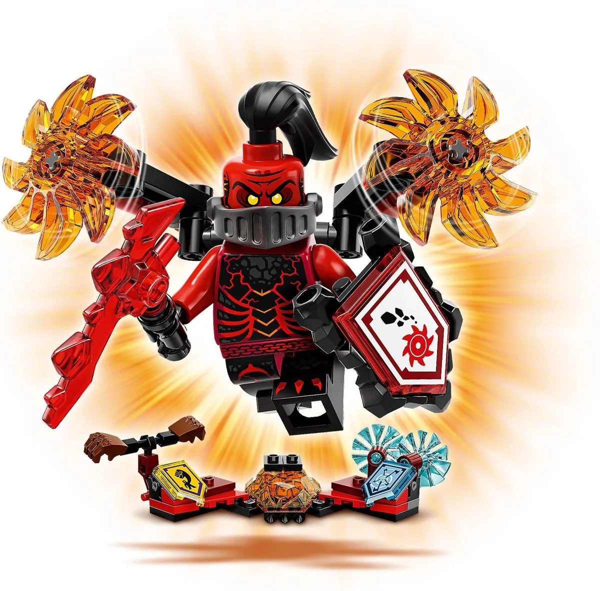 LEGO Nexo Knights Ultimate Generaal Magmar 70338 - 64 Stukken - afbeelding 5 van 6