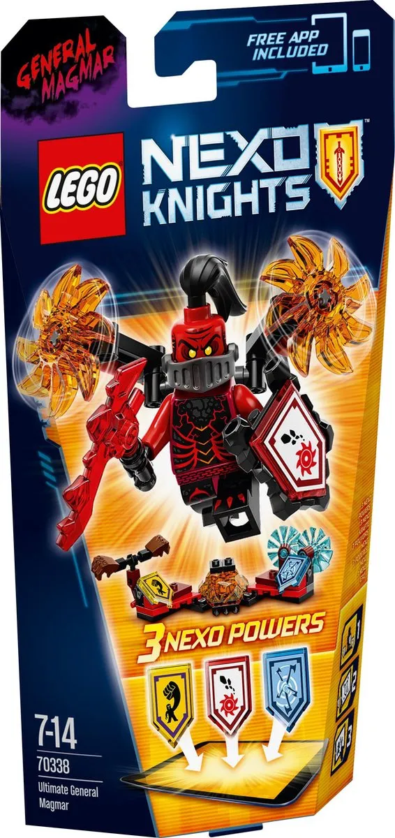 LEGO Nexo Knights Ultimate Generaal Magmar 70338 - 64 Stukken