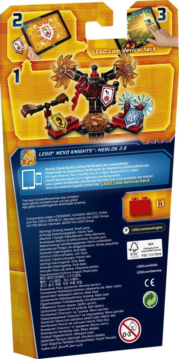LEGO Nexo Knights Ultimate Generaal Magmar 70338 - 64 Stukken - afbeelding 2 van 6