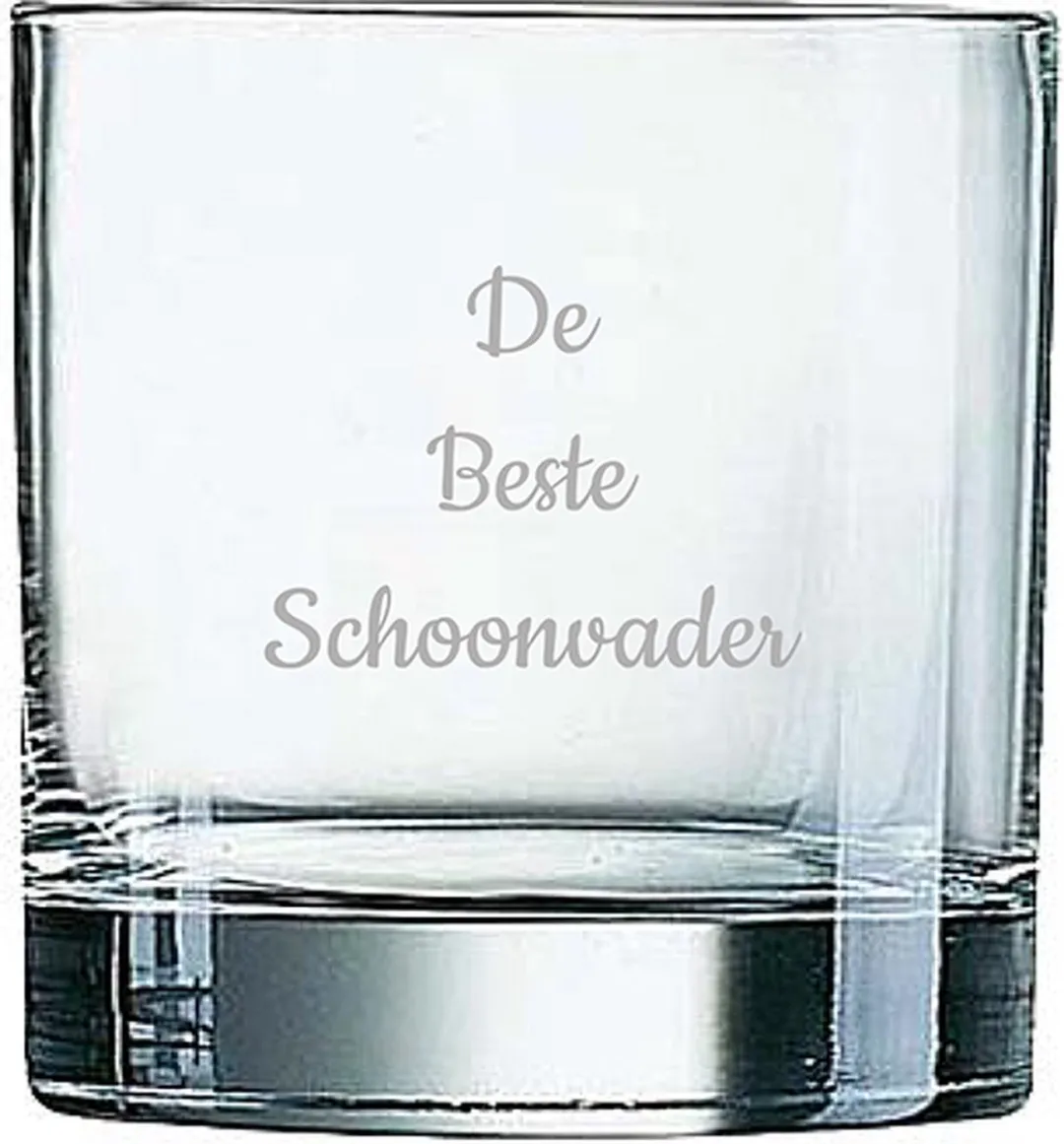 Arcoroc Whiskeyglas 38cl Gegraveerd