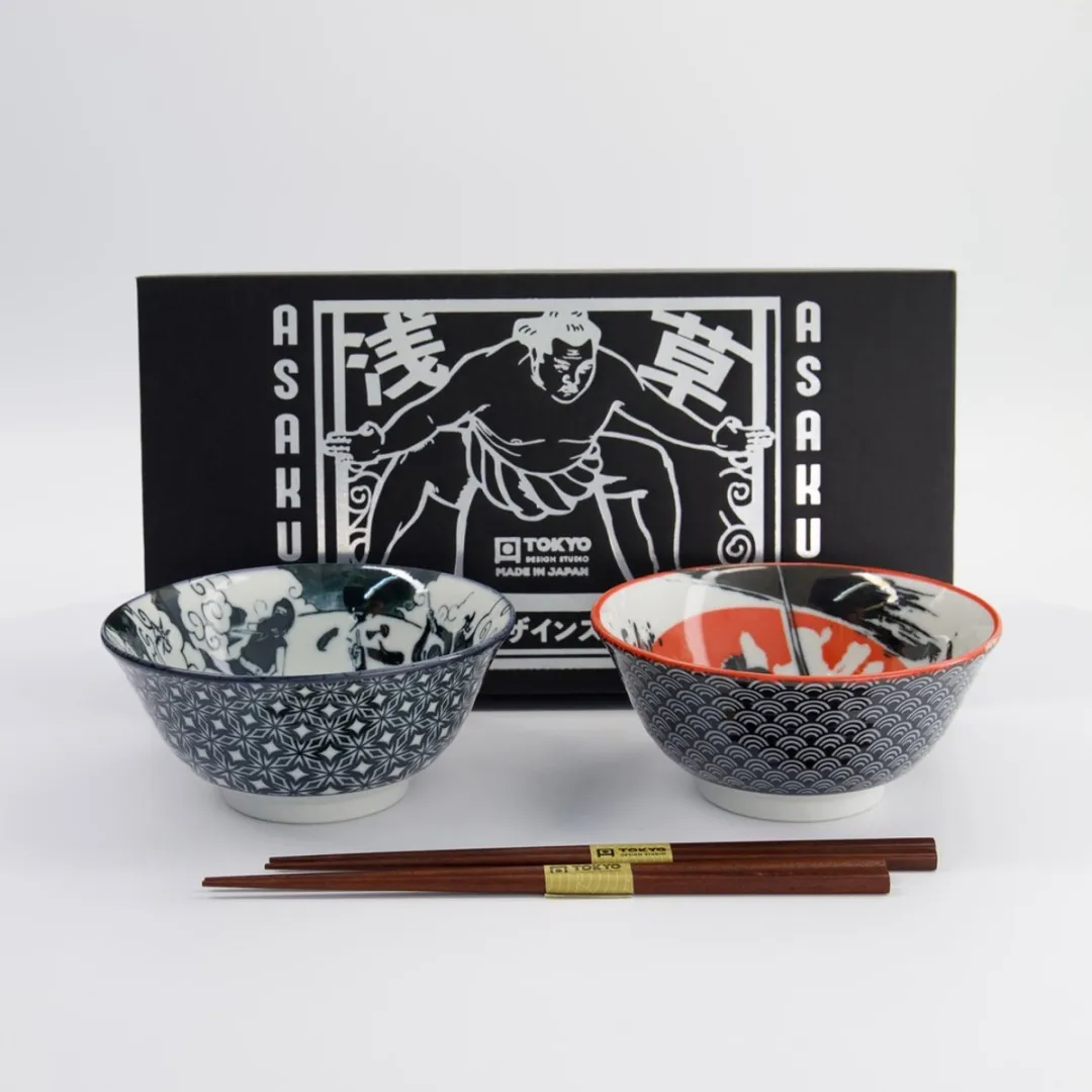 Tokyo Design Studio Asakusa Tayo Bowl Ninja Giftset 2 Stuks