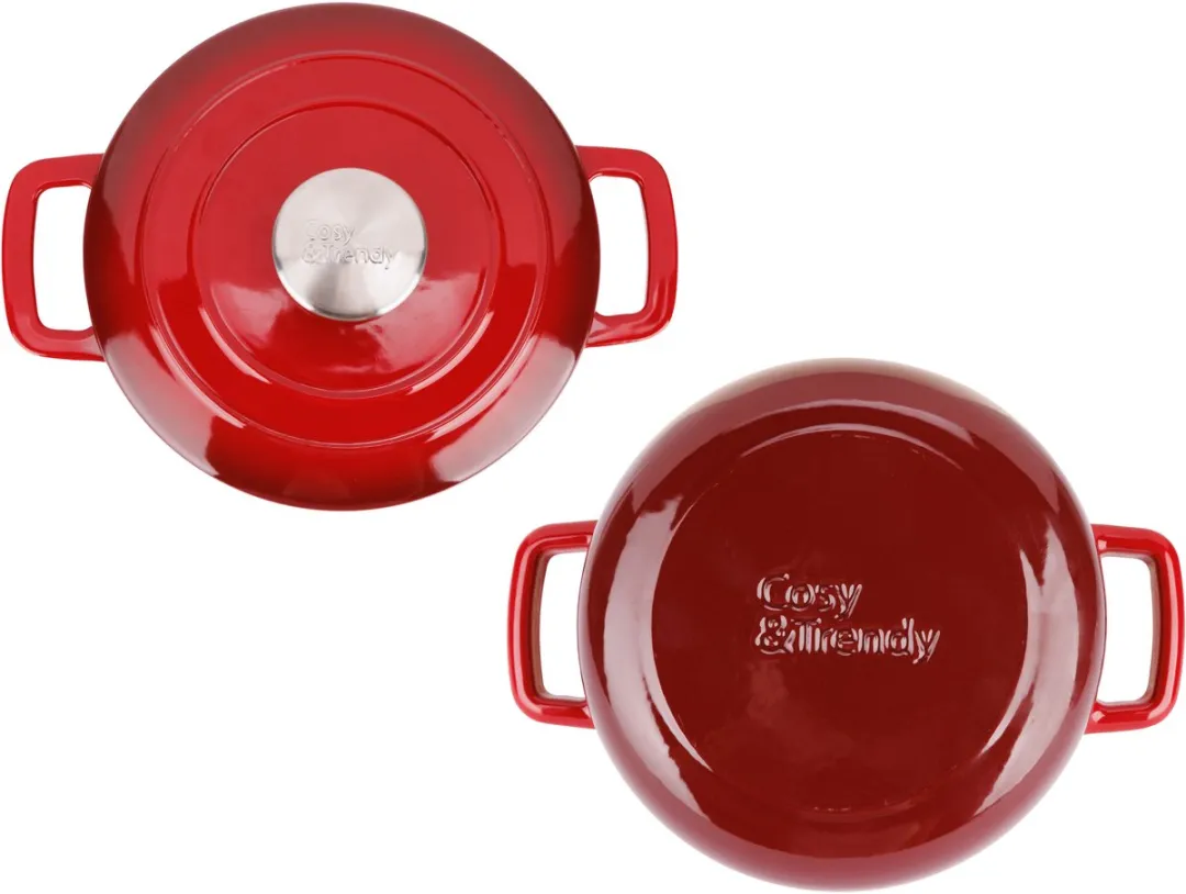 Cosy&Trendy Braadpan Stoofpan 2.7L - Rood
