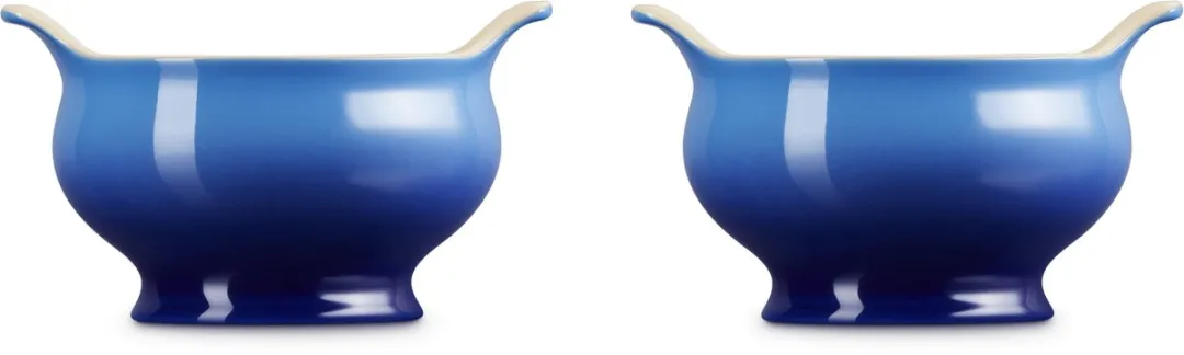 Le Creuset Soepkommen Set 2 Stuks - 0,60L - Azure