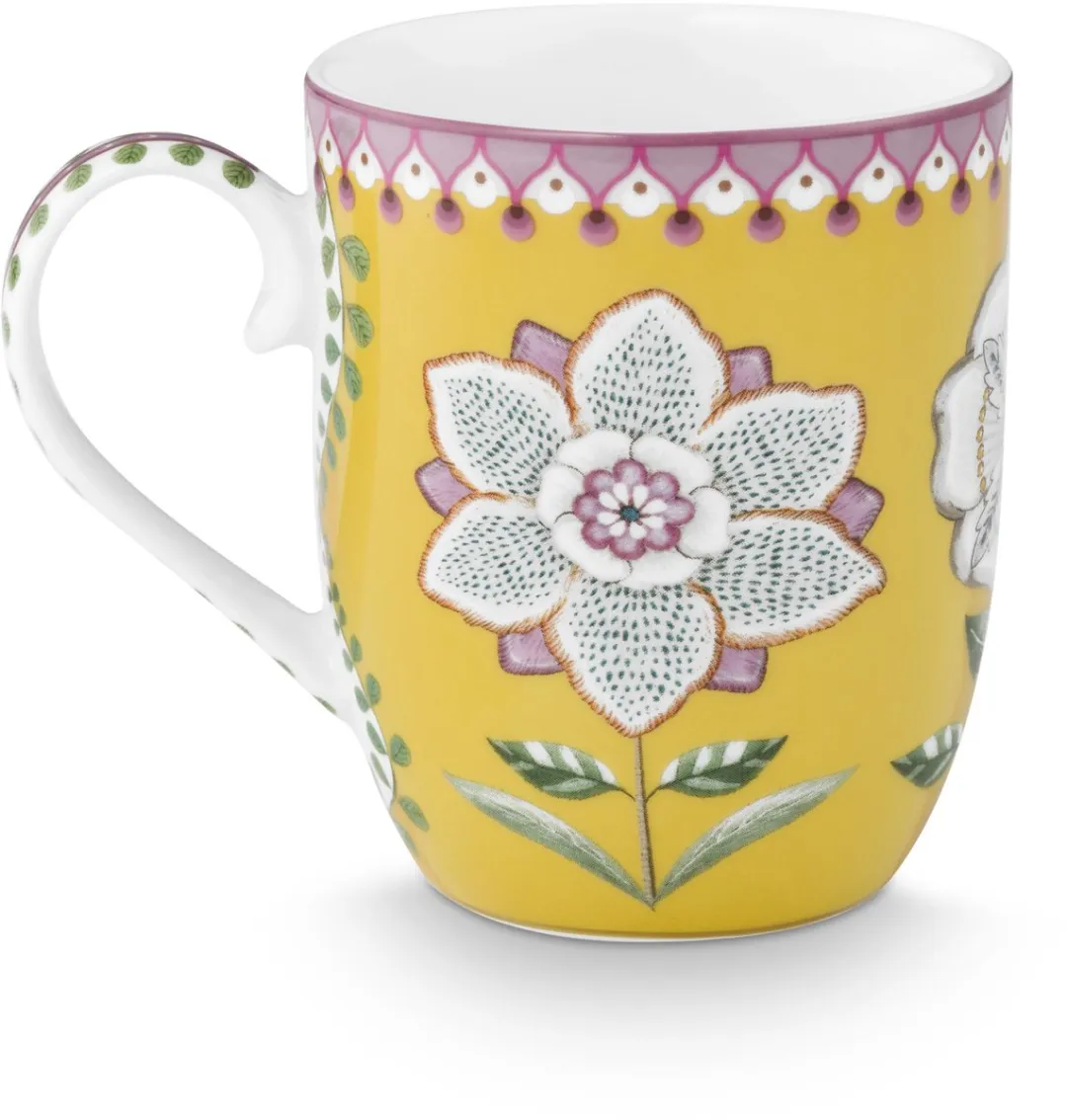 Pip Studio Lily & Lotus Mokken - 200ml - Geel - 2 Stuks