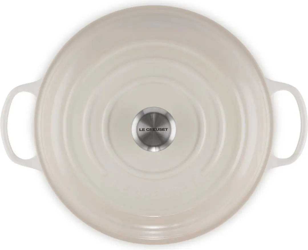 Le Creuset Braadpan Signature Campagnard Meringue Ø30cm