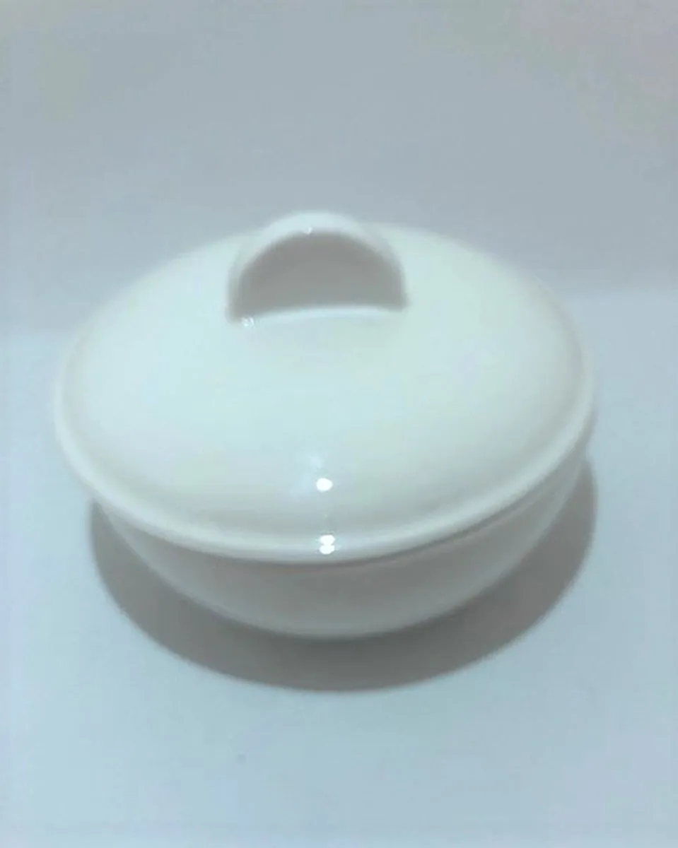Wedgwood Suikerpotje met deksel Wit Bone China - 10,5cm