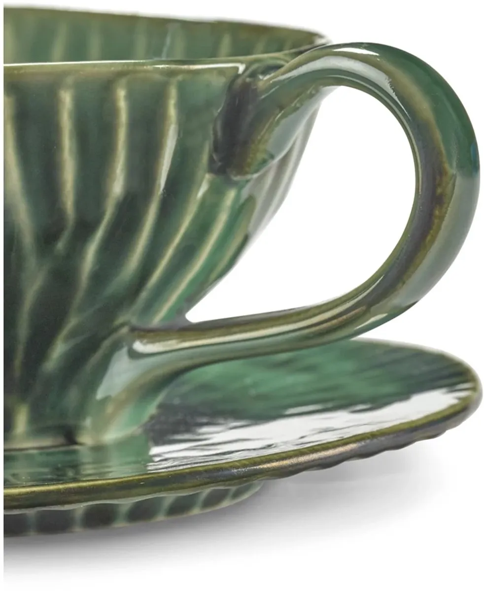 Serax Pascale Naessens Verde Lanza Cappuccino Kop 23cl - Groen