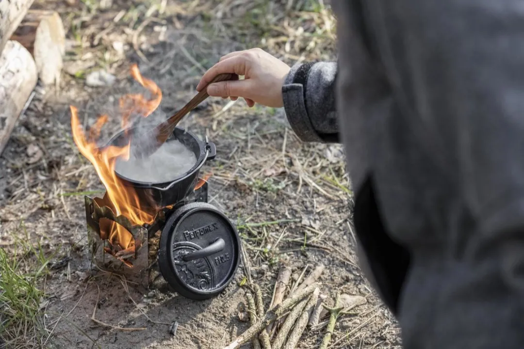 Petromax Dutch Oven FT0 Gietijzer - 0,56L - Zwart