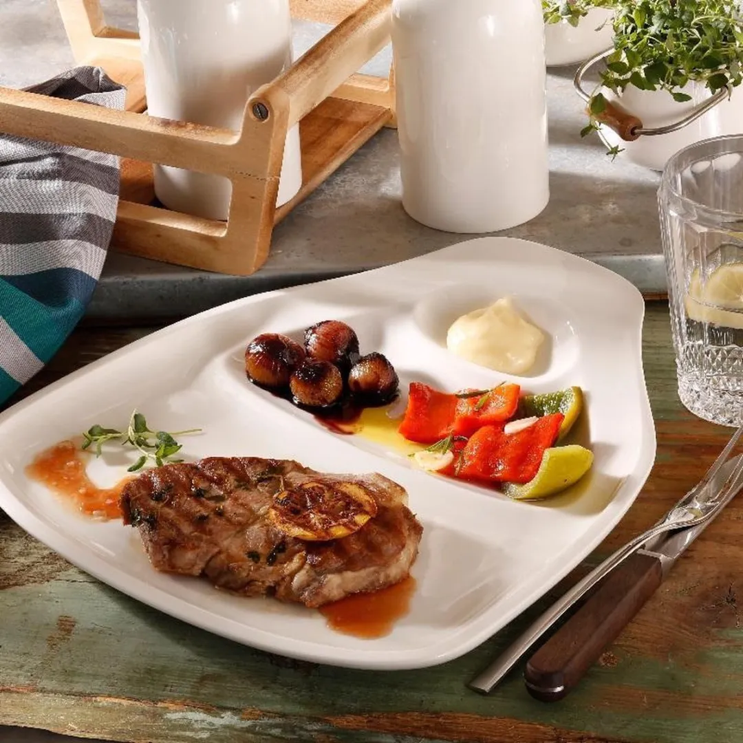 Villeroy & Boch BBQ Passion Steakbord L - 2 Stuks - 30x29cm