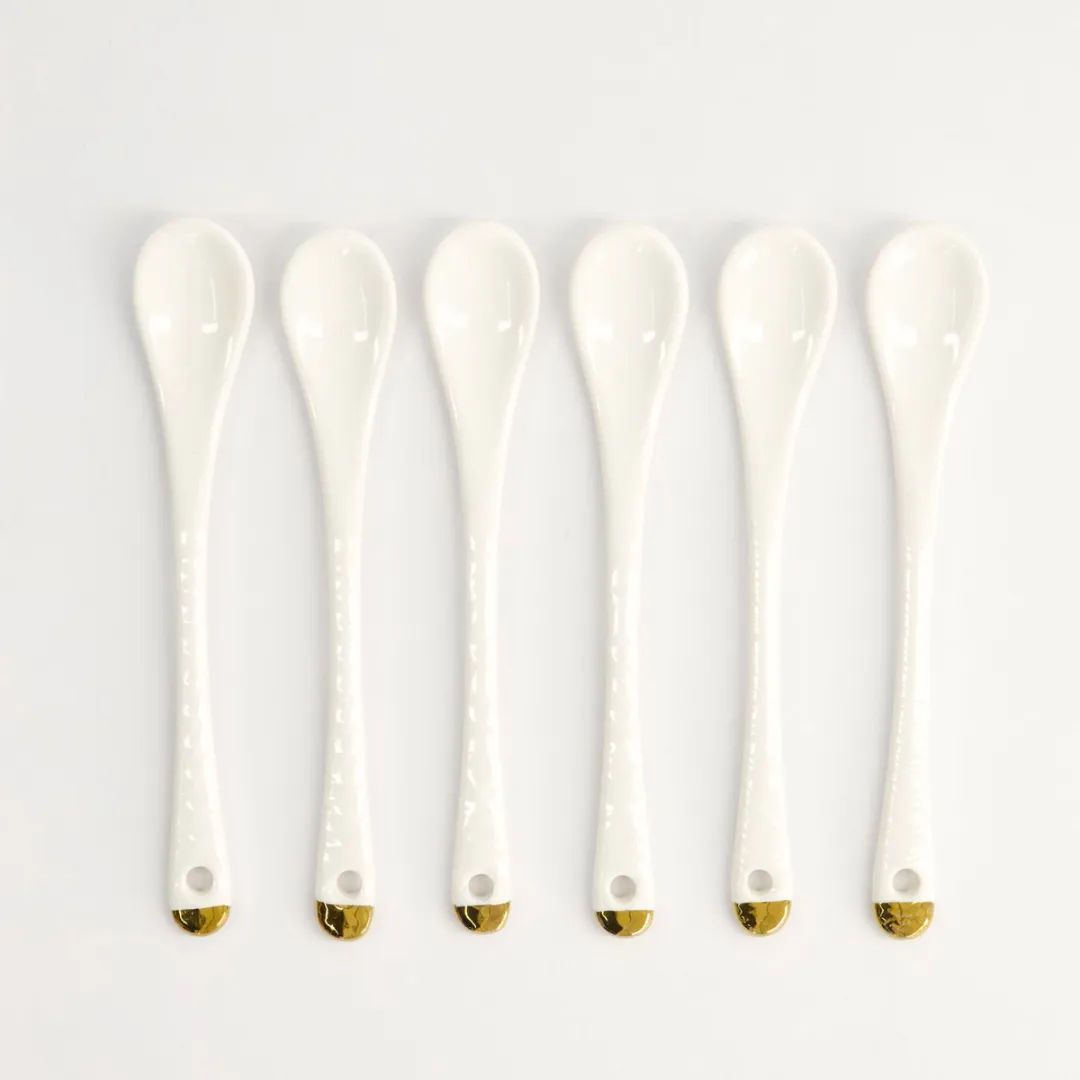 Tokyo Design Studio Nippon White Lepelset 6-delig