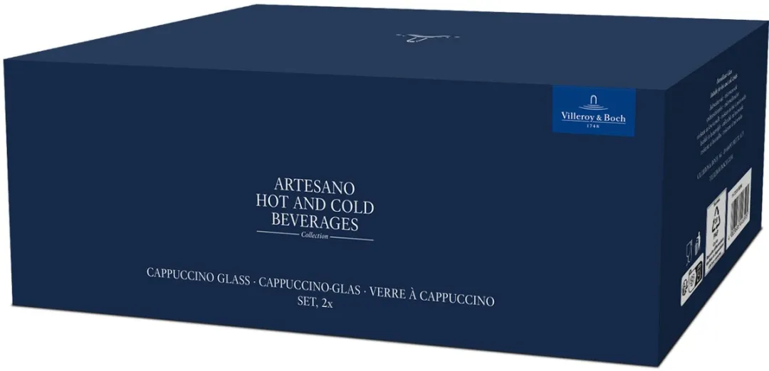 Villeroy & Boch Artesano Hot & Cold Cappuccinoglas 250ml - 2 Stuks