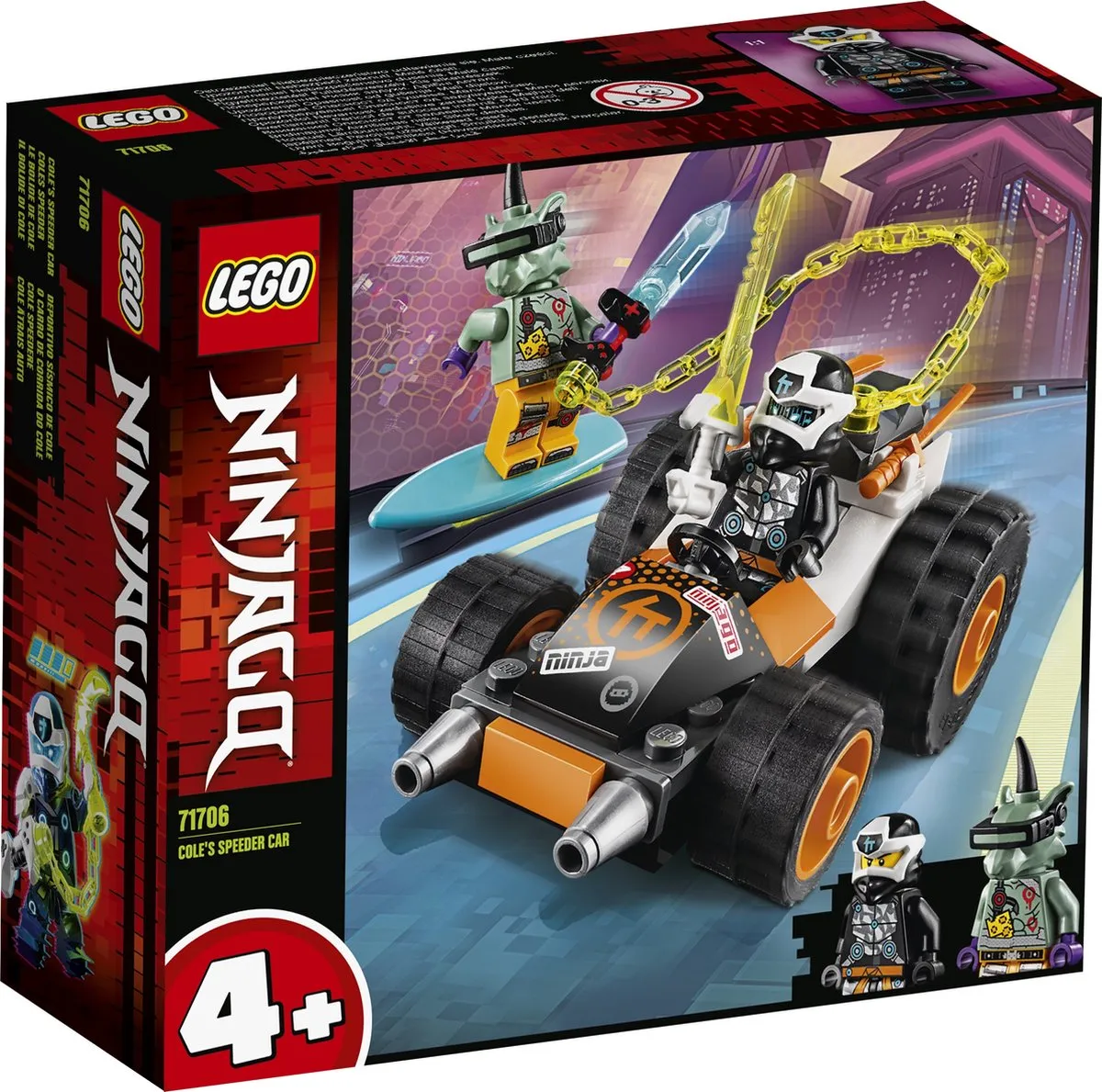 LEGO Ninjago 4+ Cole's Speederwagen 71706