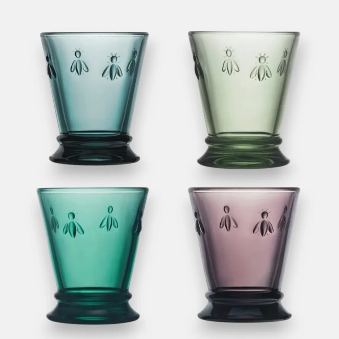 La Rochère Abeille Waterglas - Assorti - 26cl - Set van 4