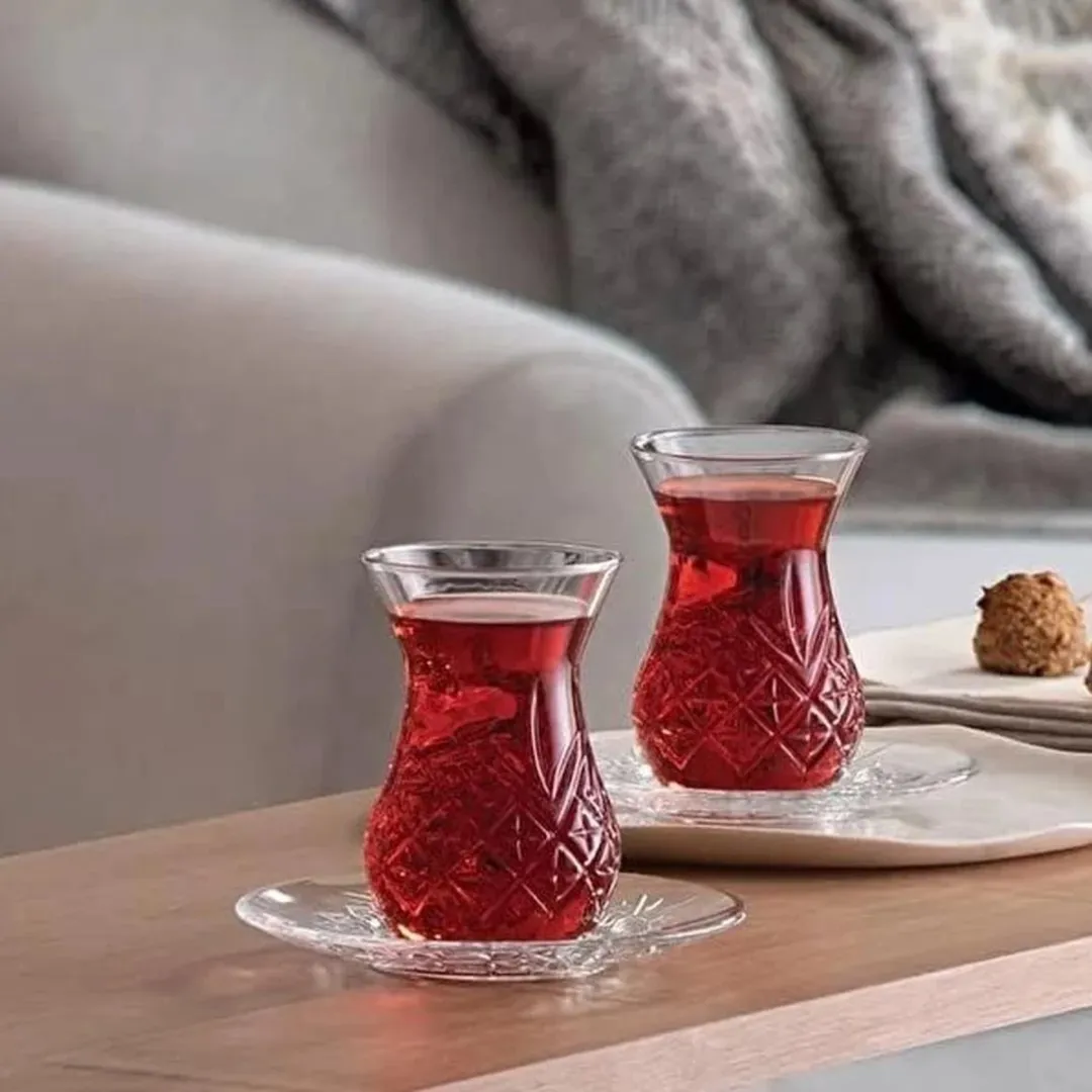 Pasabahce Timeless Turkse Theeglazen Set 12-delig