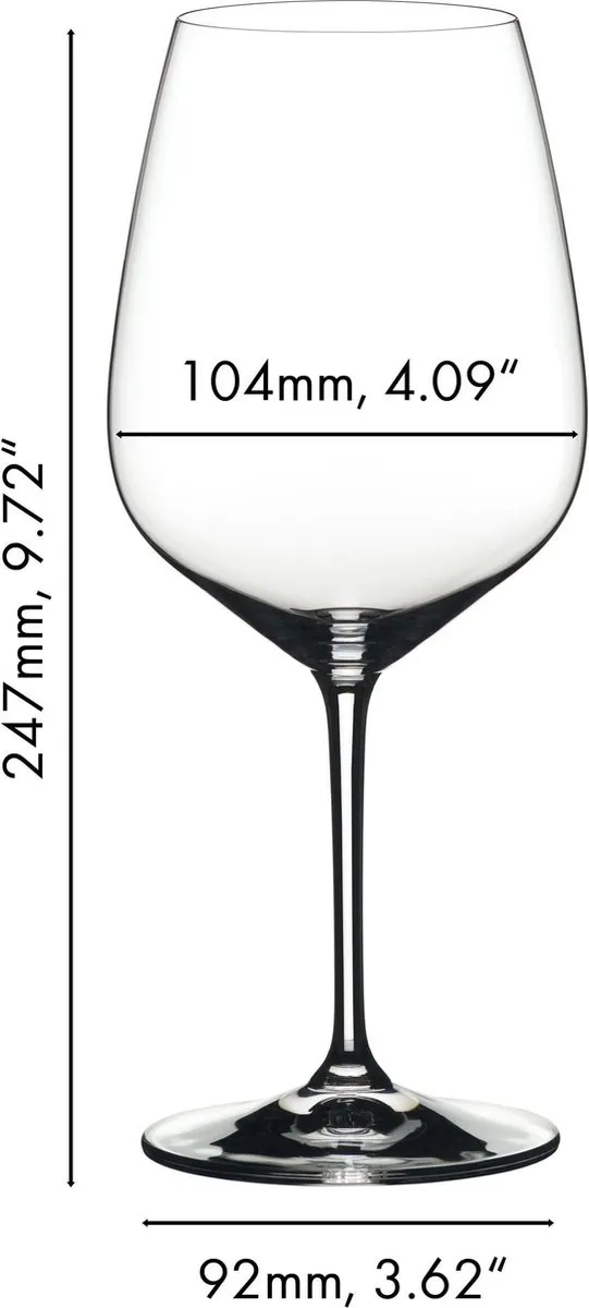 Riedel Extreme Cabernet Wijnglazen - 800ml - 2 Stuks