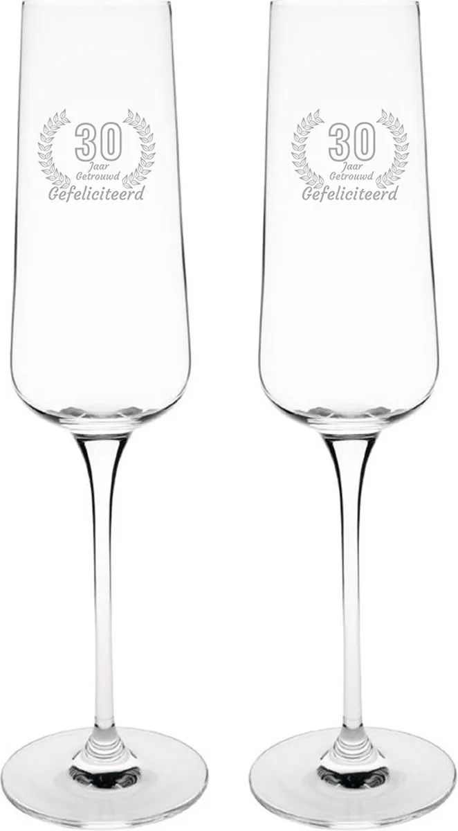 Olympia Gegraveerde Champagneglazen 27cl