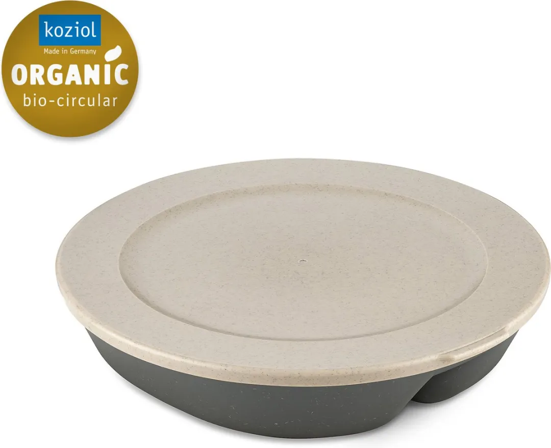 Koziol Gourmetbord Connect 1,5L - Grijs - ø 25cm