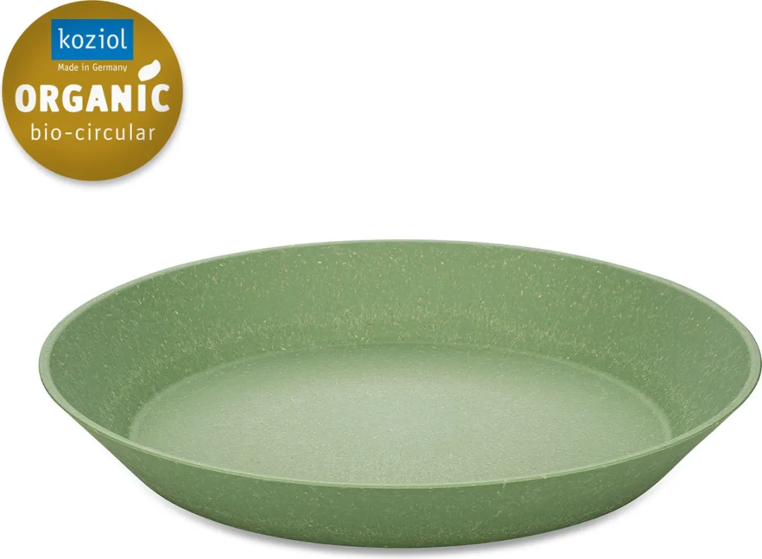 Koziol Diep Bord Connect Groen 24cm - 4 Stuks