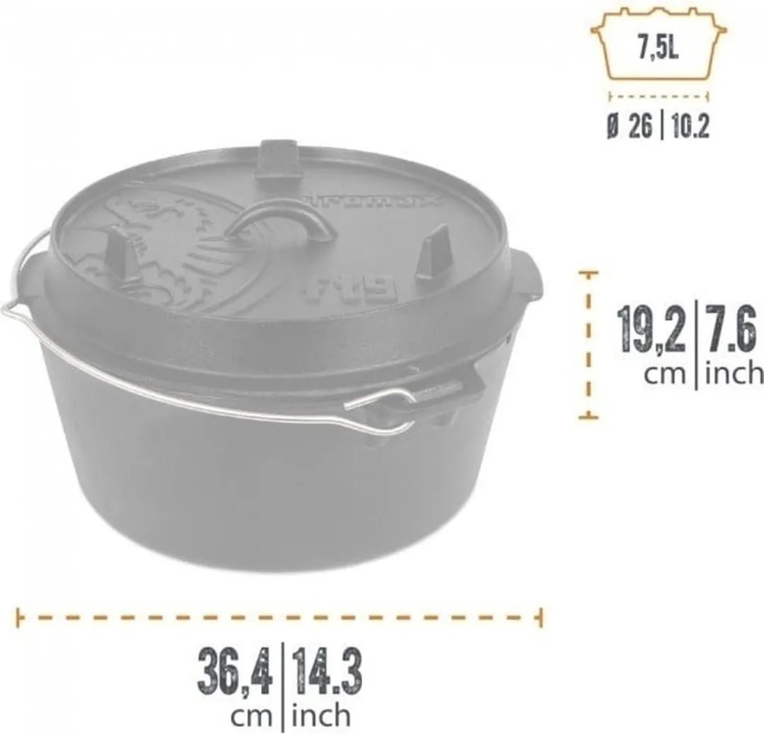 Petromax Dutch Oven FT9 7,5L - Multi