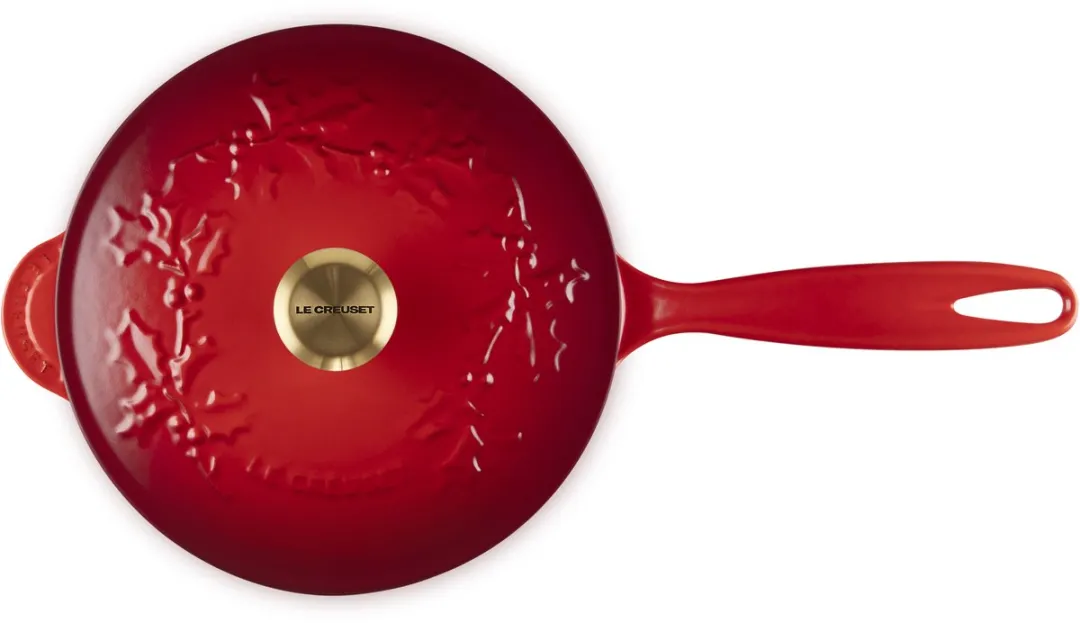 Le Creuset Holly Collection Steelpan 21cm - 2L - Kersenrood