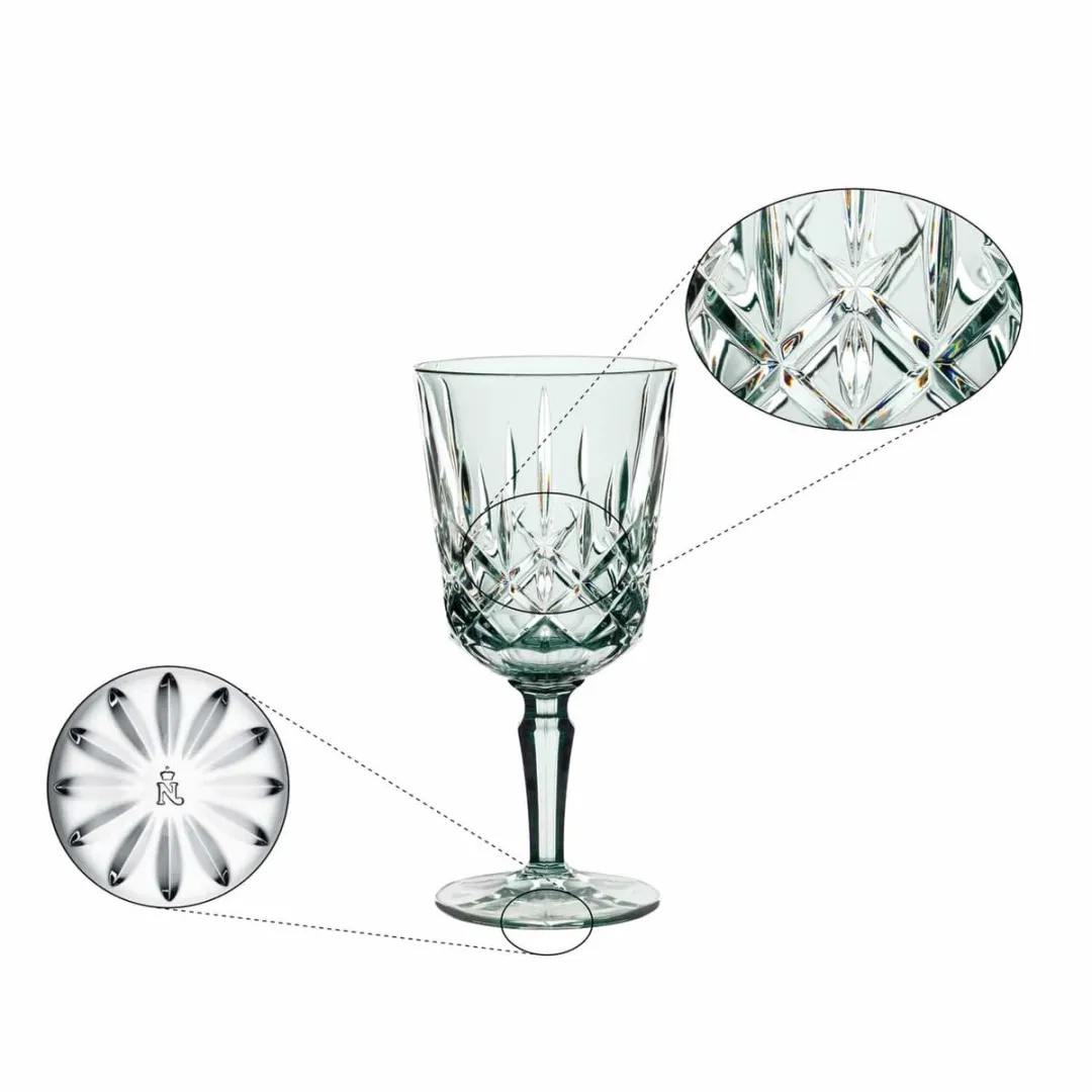 Nachtmann Noblesse Wijnglas 35,5 Cl Groen - 2 Stuks