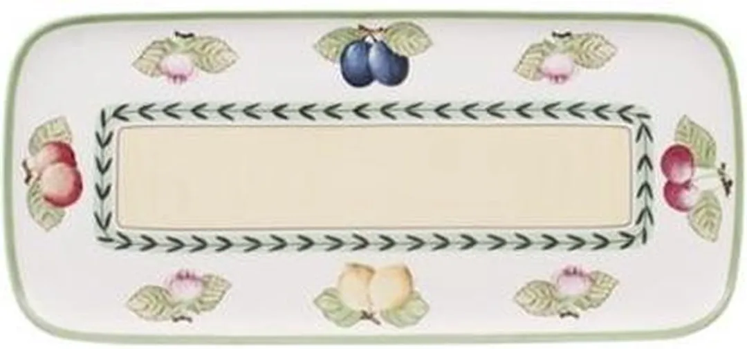 Villeroy & Boch French Garden Cakeschaal 1485952220 - Porselein - wit-bont