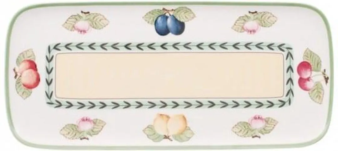 Villeroy & Boch French Garden Cakeschaal 1485952220 - Porselein - wit-bont
